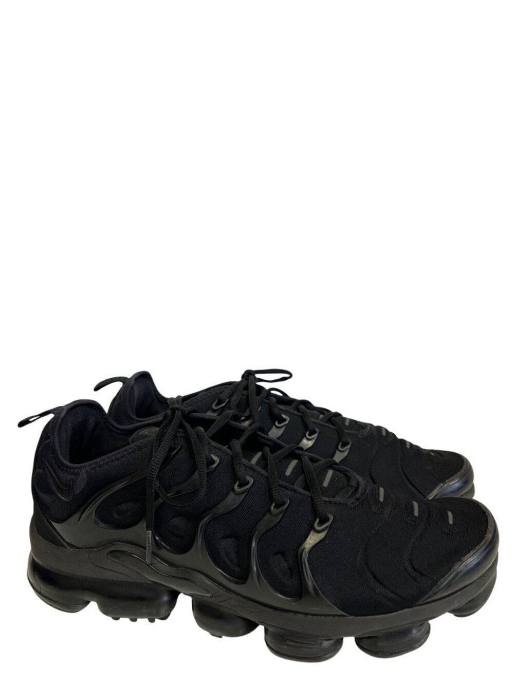 Nike Air VaporMax Plus Triple Black Men's Size 12 924453-004 Sneakers Gym Walk - Picture 6 of 11